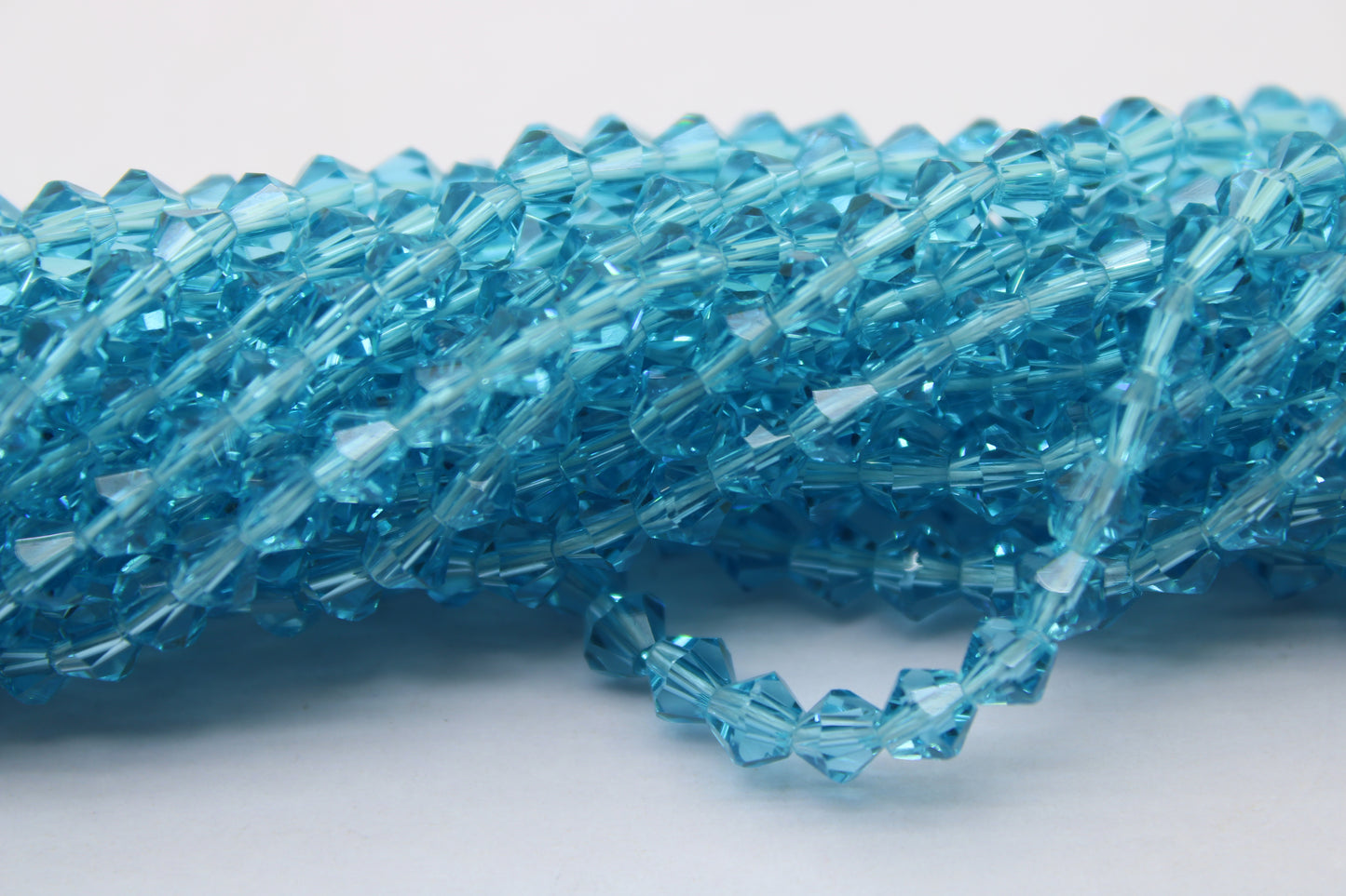 4mm Czech Crystal Bicone Beads, Embroidery Material, Jewelry supply, Turquoise