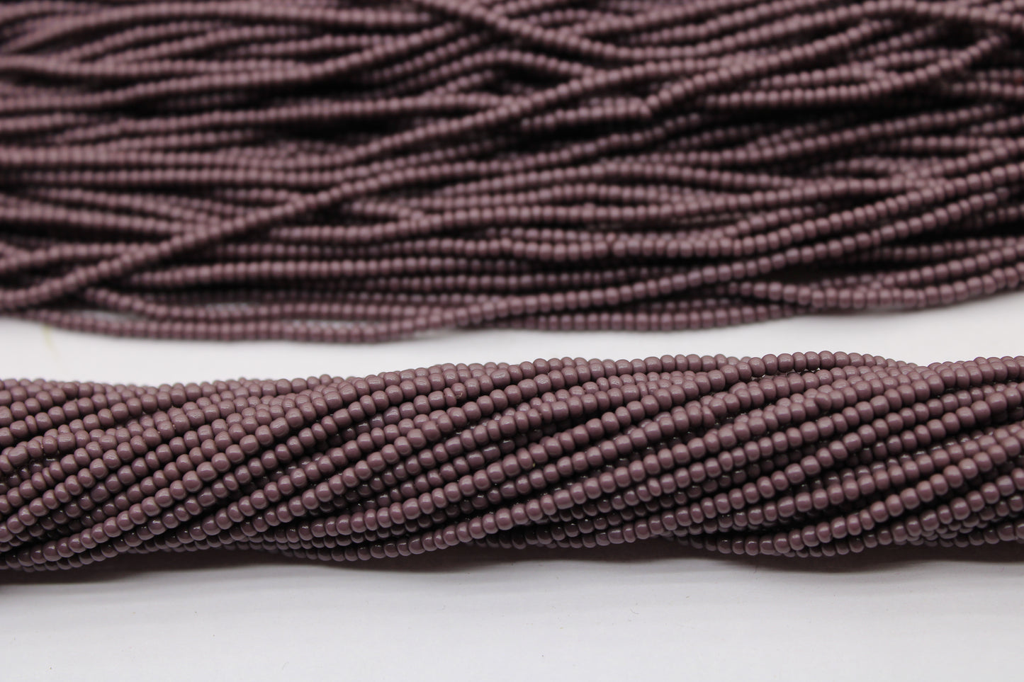 11/0 Preciosa Seed Beads, Dark Purple Opaque, 1 Hank, Czech Seed Beads, Embroidery Material, Jewelry Supply, 23040