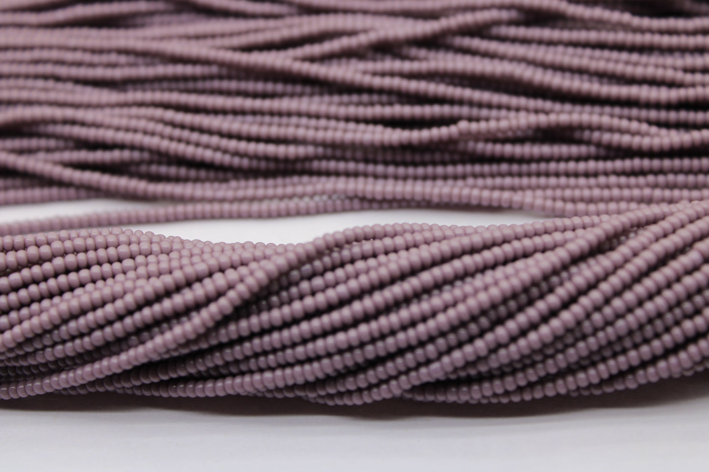 11/0 Preciosa Seed Beads, Light Purple Opaque, 1 Hank, Czech Seed Beads, Embroidery Material, Jewelry Supply, 23020