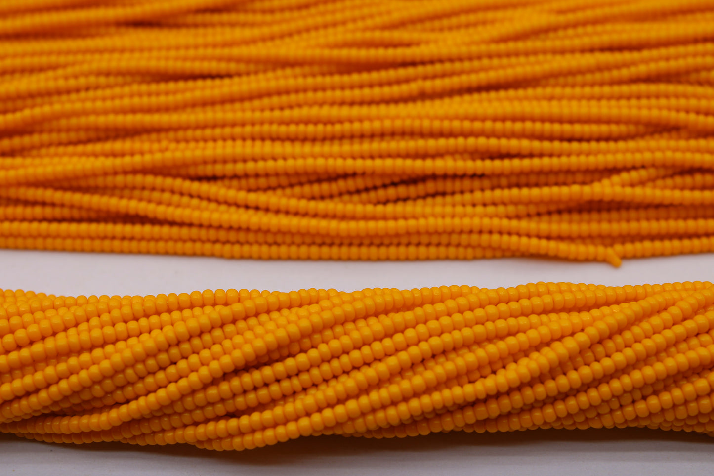 11/0 Preciosa Seed Beads, Sunflower Opaque, 1 Hank, Czech Seed Beads, Embroidery Material, Jewelry Supply, 93110