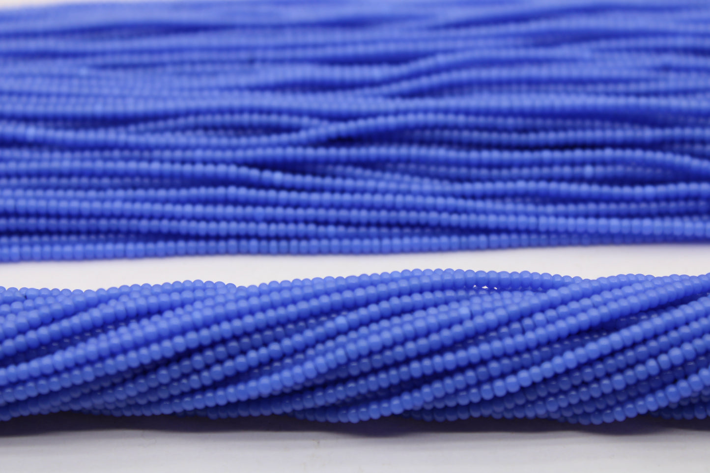 11/0 Preciosa Seed Beads, Opal Blue, 1 Hank, Czech Seed Beads, Embroidery Material, Jewelry Supply, 32010