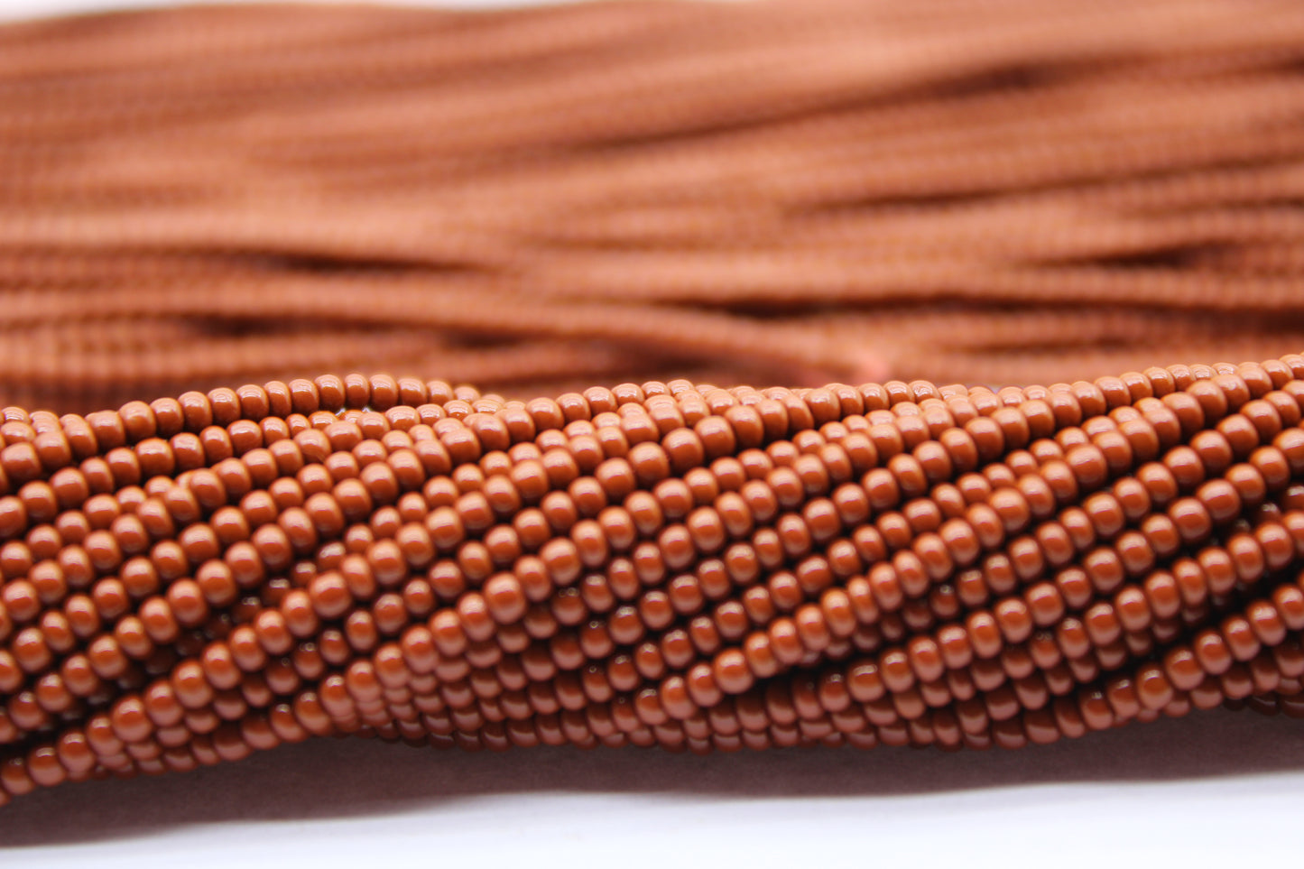 11/0 Preciosa Seed Beads, Brown Opaque, 1 Hank, Czech Seed Beads, Embroidery Material, Jewelry Supply, 93210