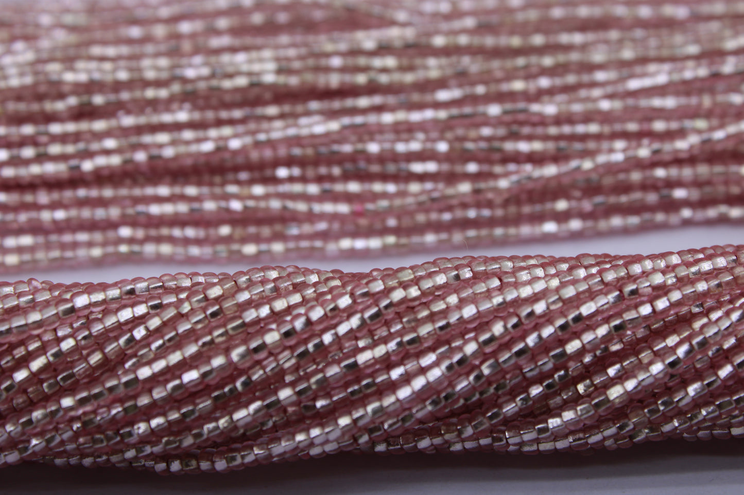 11/0 Preciosa Seed Beads, Light Pink Silver-Lined, 1 Hank, Czech Seed Beads, Embroidery Material, Jewelry Supply, 1100