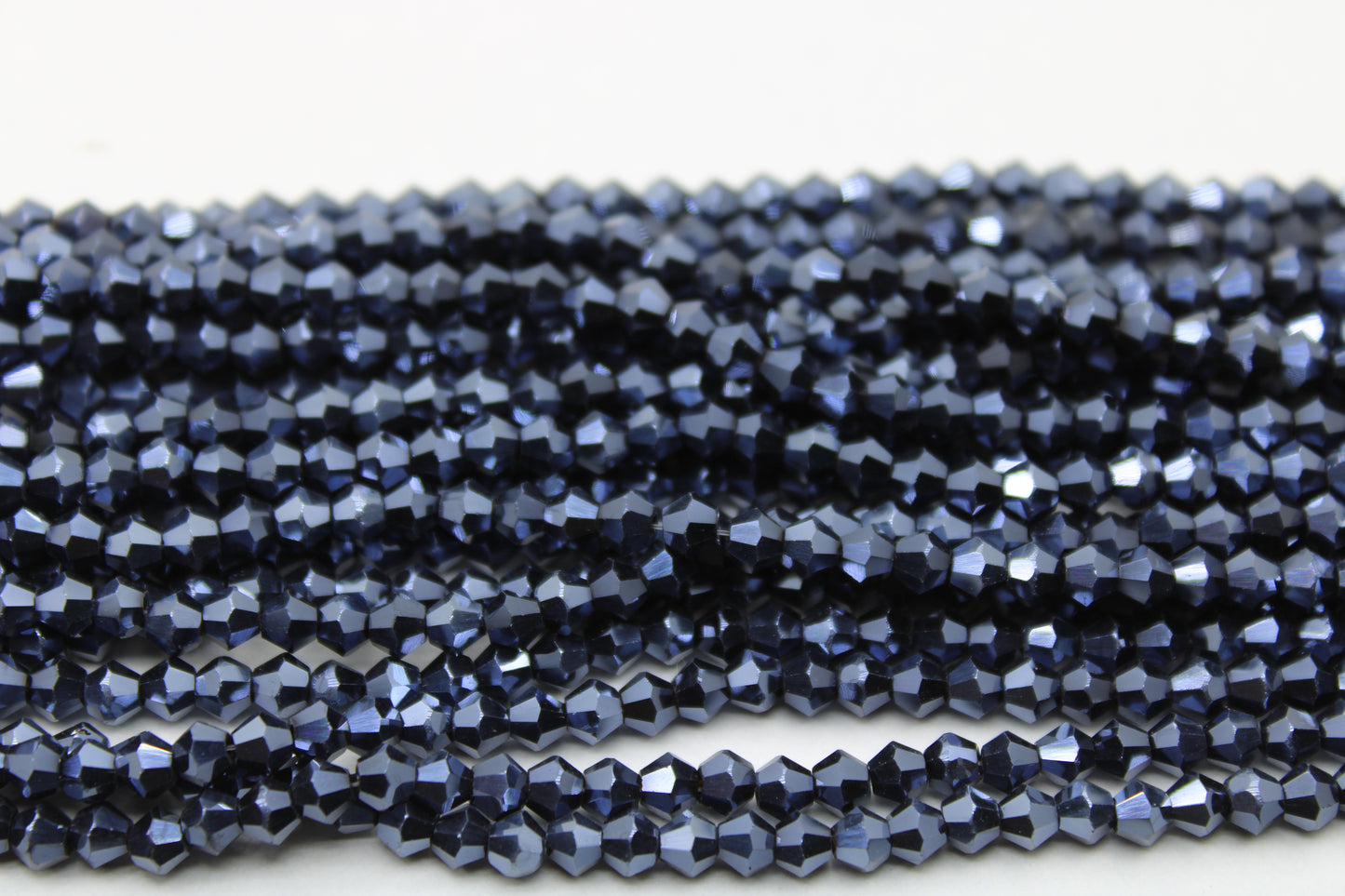 4mm Crystal Bicone Beads, Embroidery Material, Jewelry supply, Hematite