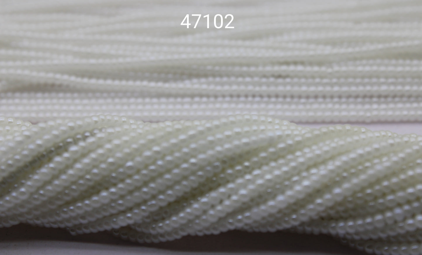 11/0 Preciosa Seed Beads, Off-White Luster, 1 Hank, Czech Seed Beads, Embroidery Material, Jewelry Supply, 47102
