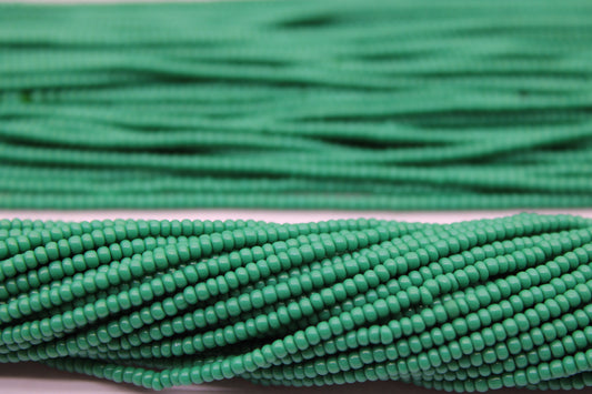 11/0 Preciosa Seed Beads, Solgel Jade Opaque, 1 Hank, Czech Seed Beads, Embroidery Material, Jewelry Supply, 53230
