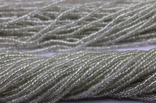 11/0 Preciosa Seed Beads, White Silver-Lined, 1 Hank, Czech Seed Beads, Embroidery Material, Jewelry Supply, 78102