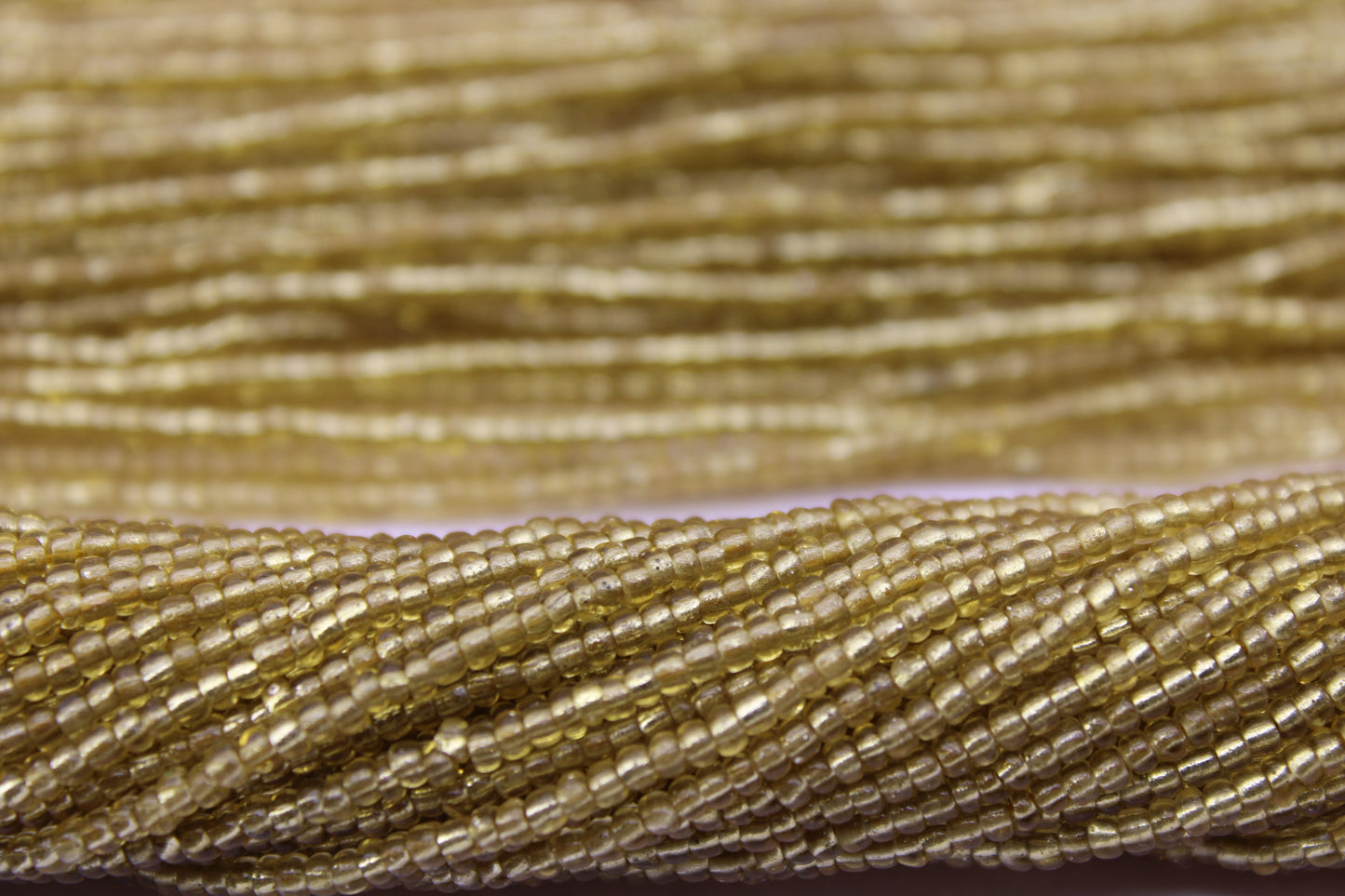 11/0 Preciosa Seed Beads, Golden Silver-Lined, 1 Hank, Czech Seed Beads, Embroidery Material, Jewelry Supply, 17050