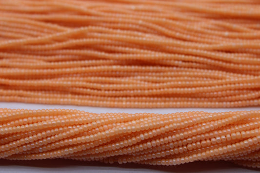 11/0 Preciosa Seed Beads, Pumpkin Luster, 1 Hank, Czech Seed Beads, Embroidery Material, Jewelry Supply, 01184