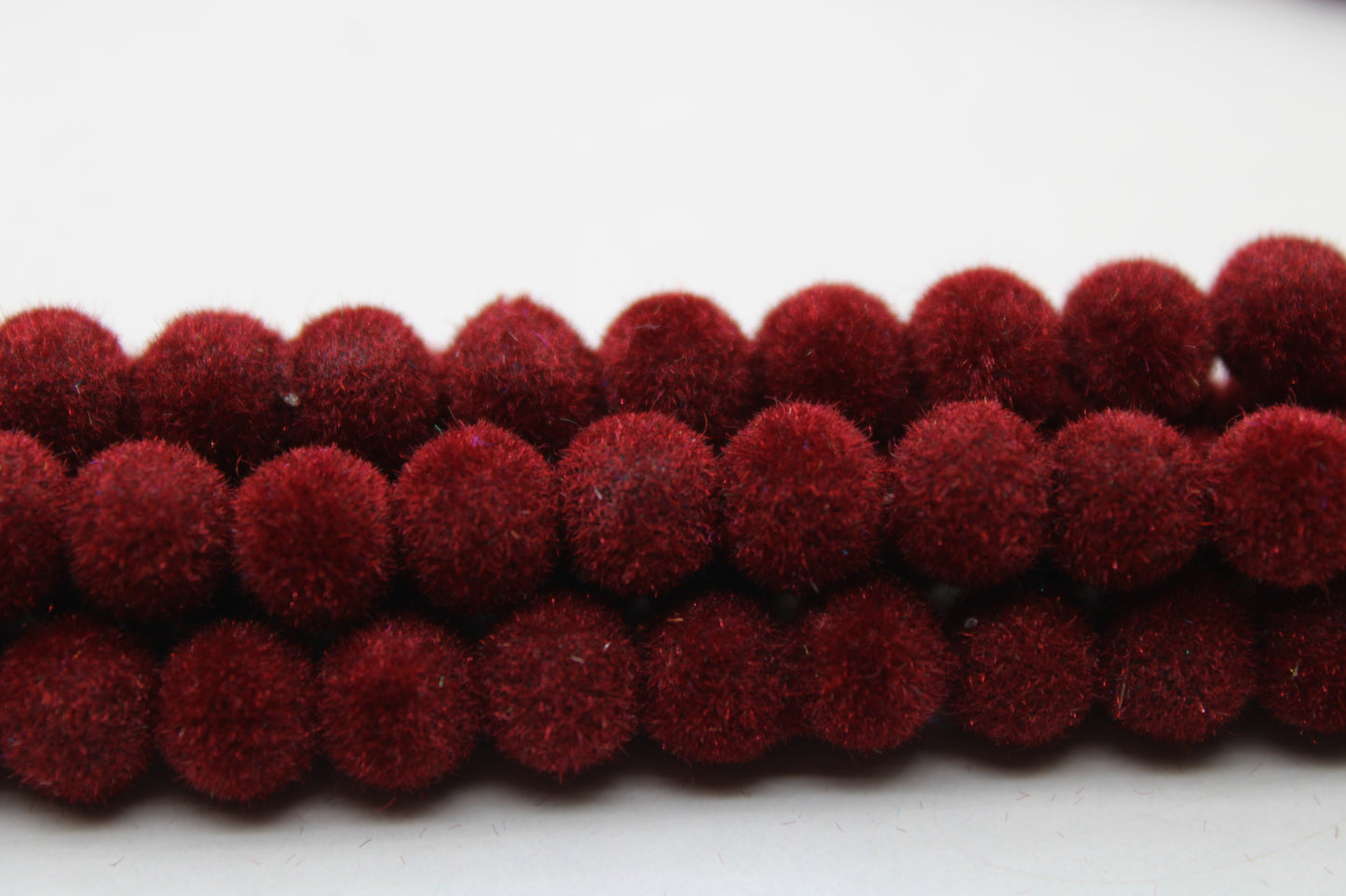 8MM Velvet Beads For DIY Making, Select Your Color, 25 Beads Per Pack, Beads For Crafts, Balls Velvet Beads, Premium Quality.