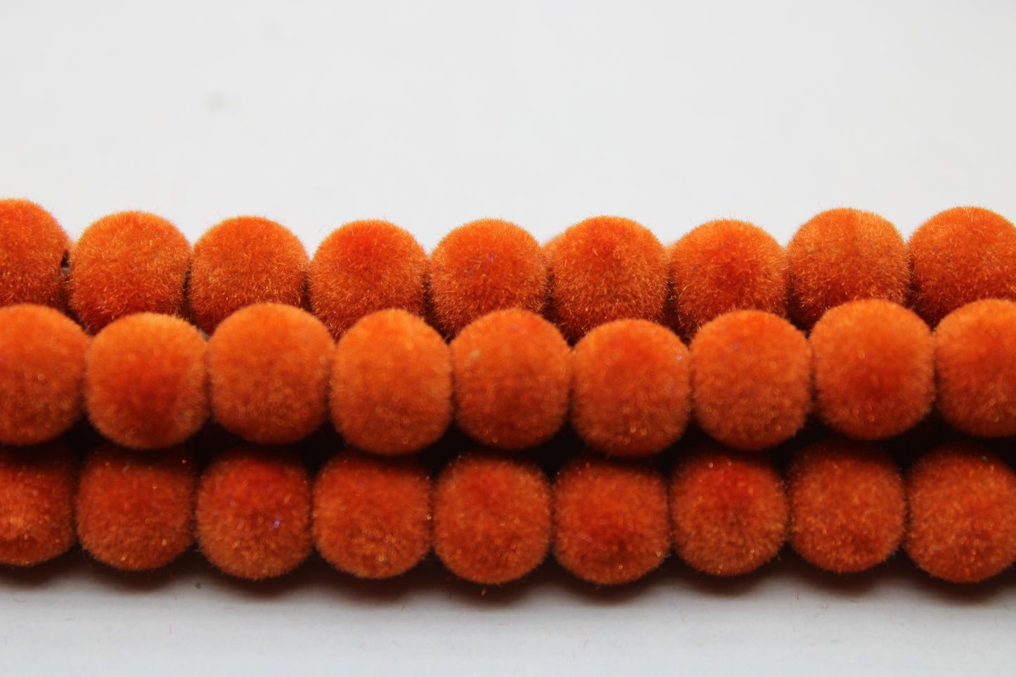 8MM Velvet Beads For DIY Making, Select Your Color, 25 Beads Per Pack, Beads For Crafts, Balls Velvet Beads, Premium Quality.