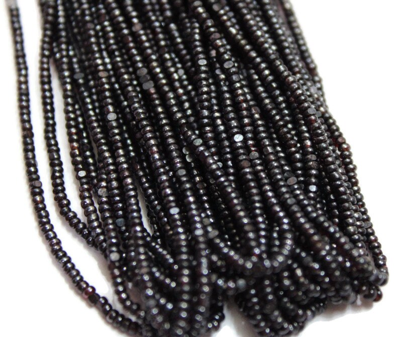 13/0 Charlotte Cut Beads, Tr. Luster Garnet, 1/3/5 Hanks, Preciosa Ornella Beads, Embroidery Beads, Craft Supply, Jewelry Findings, 3004.