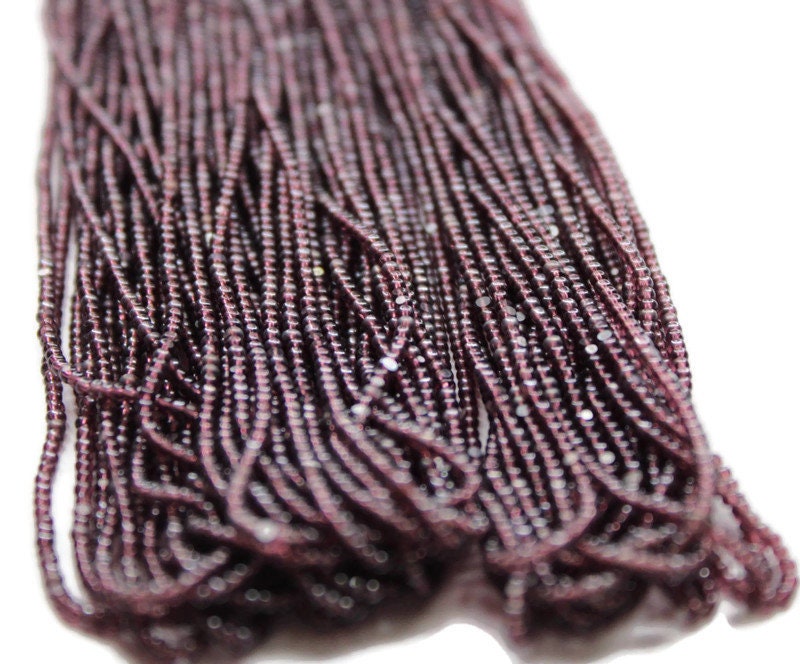 13/0 Charlotte Cut Beads, Tr. Purple Luster, 1/3/5 Hanks, Preciosa Ornella Beads, Embroidery Beads, Craft Supply, Jewelry Findings, 20080.