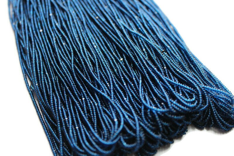 13/0 Charlotte Cut Beads, Tr. Capri Blue, 1/3/5 Hanks, Preciosa Ornella Beads, Embroidery Beads, Craft Supply, Jewelry Findings, 60100.