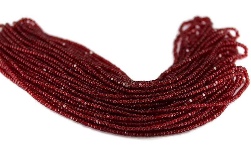11/0 Charlotte true Cut Beads Tr. Dark Red (2 Perfect Facets) 1/3/5 Hanks, Embroidery Material, Jewelry Supply, Vintage Premium True Cuts, 90120
