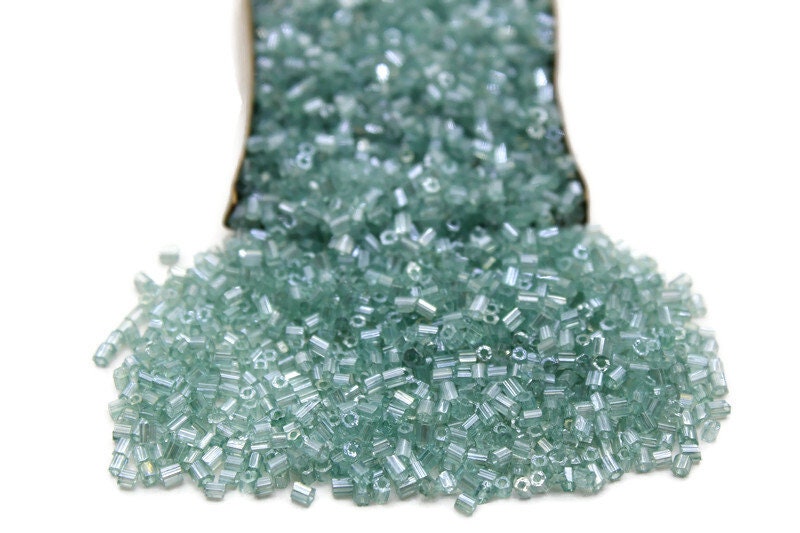 11/0 2 Cut Seed Beads, Marine Blue Luster, 20/50/100 Grams Packs, Embroidery making, Economical Jewelry Making, Indian Hex Cut, Hexagon Beads, 54D/20.