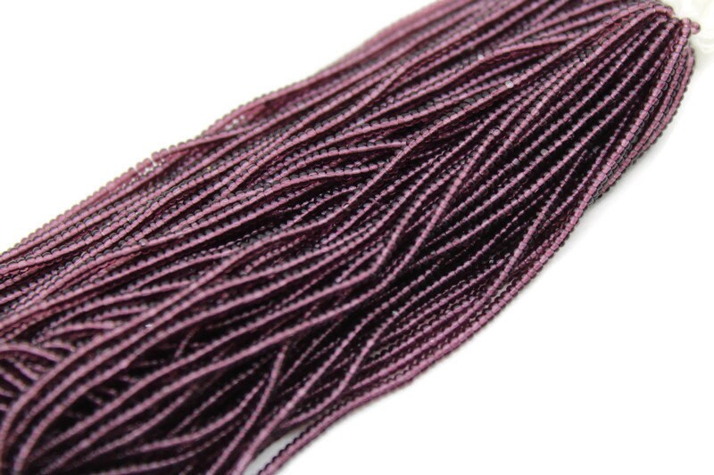 13/0 Charlotte Cut Beads, Tr. Purple, 1/3/5 Hanks, Preciosa Ornella Beads, Embroidery Beads, Craft Supply, Jewelry Findings, 20060.