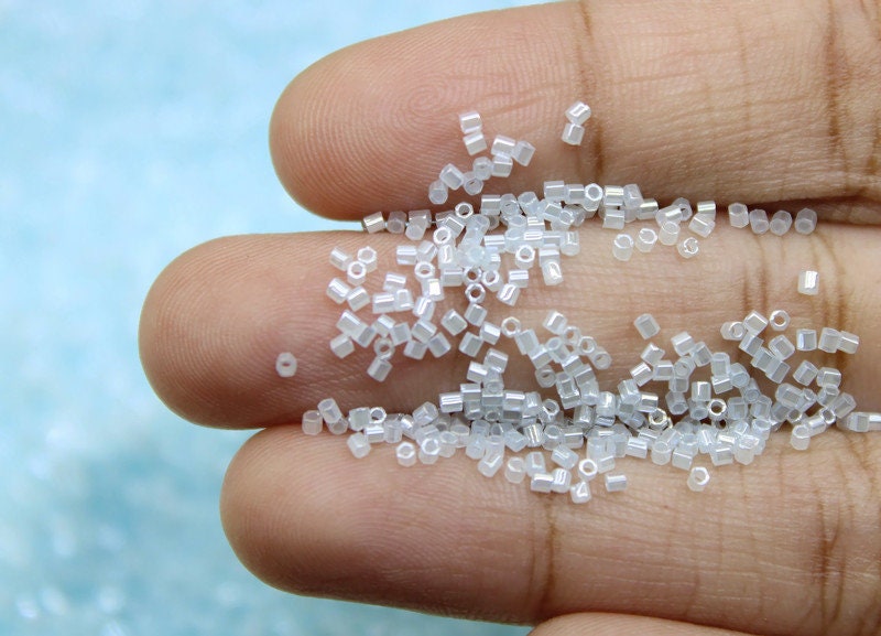 Miyuki Hexagon 2 Cut, 15/0, Marine Blue Luster, Japanese Seed Beads, 10/20/50 Grams, Hex Cut Beads, Miyuki Glass Beads, Embroidery Material, 522/S10