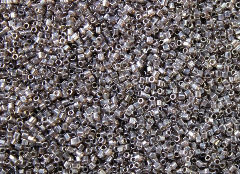 Miyuki 15/0 Delica, Sable Brown Transparent Luster, Japanese Seed Beads, 10/20/50 Grams, Delica Beads, Miyuki Glass Beads, 1892/S17
