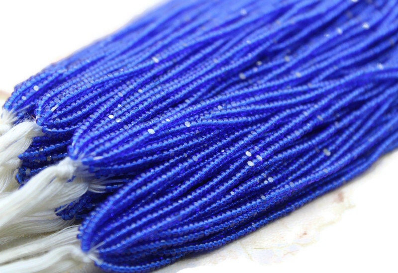 13/0 Charlotte Cut Beads, Tr. Light Sapphire with Silver Gleams. 1/3/5 Hanks, Preciosa Ornella Beads, Embroidery Beads, Craft Supply, Findings, 30080.