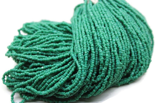 11/0 Charlotte Chip Beads, Op. Serpent Green (2 Perfect Facets) 1/3/5 Hanks, Handmade Charlotte, Jewelry Supply, Charlotte Cuts, Rare Beads